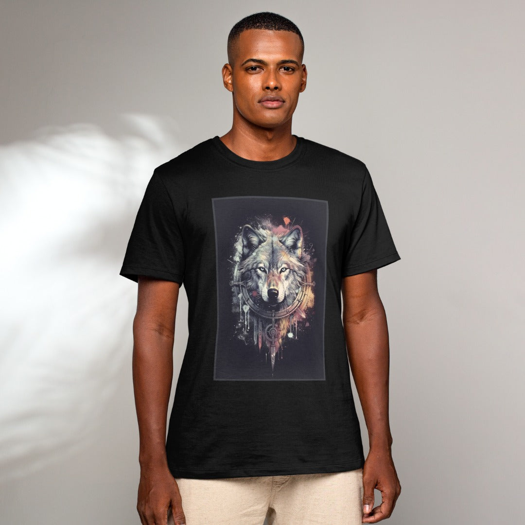 Black wolf Tshirt 3